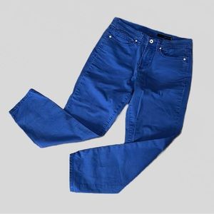 Calvin Klein Blue Wash Dyed Solid Color Skinny Jeans Women’s Size 28 / 6